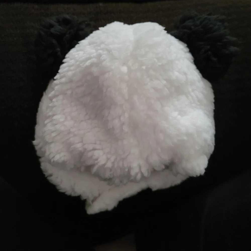 Panda cat cap